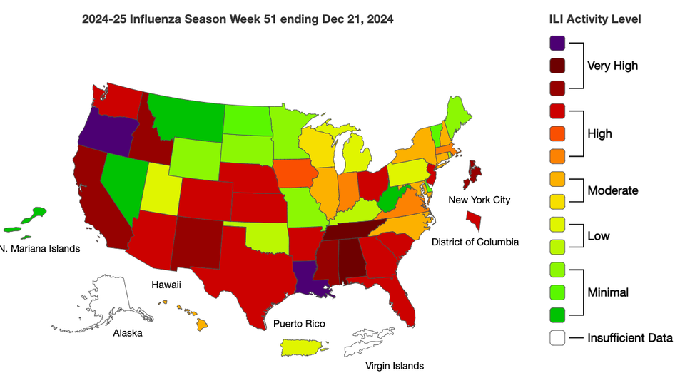 It's peak flu season