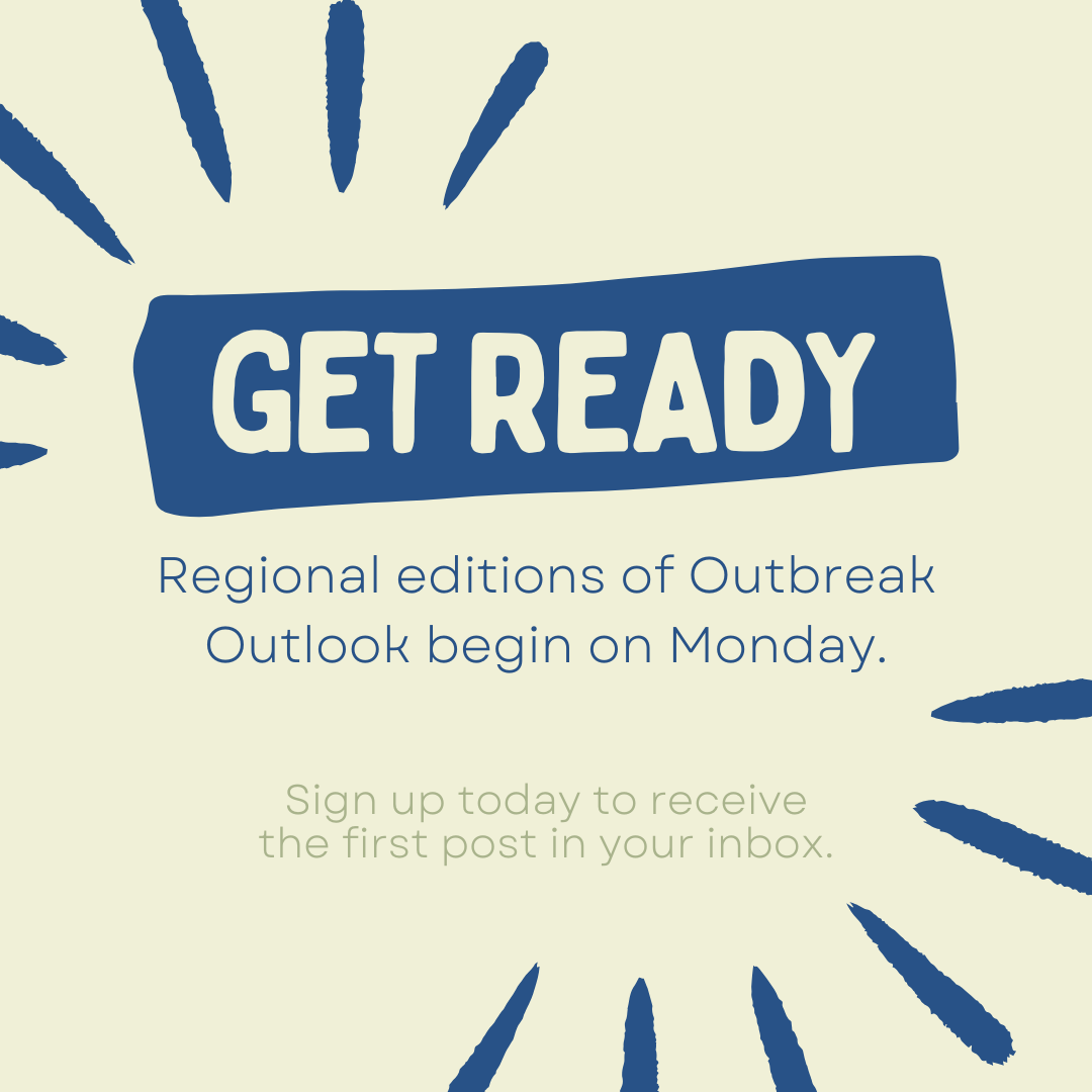 Reminder: regional editions start Monday